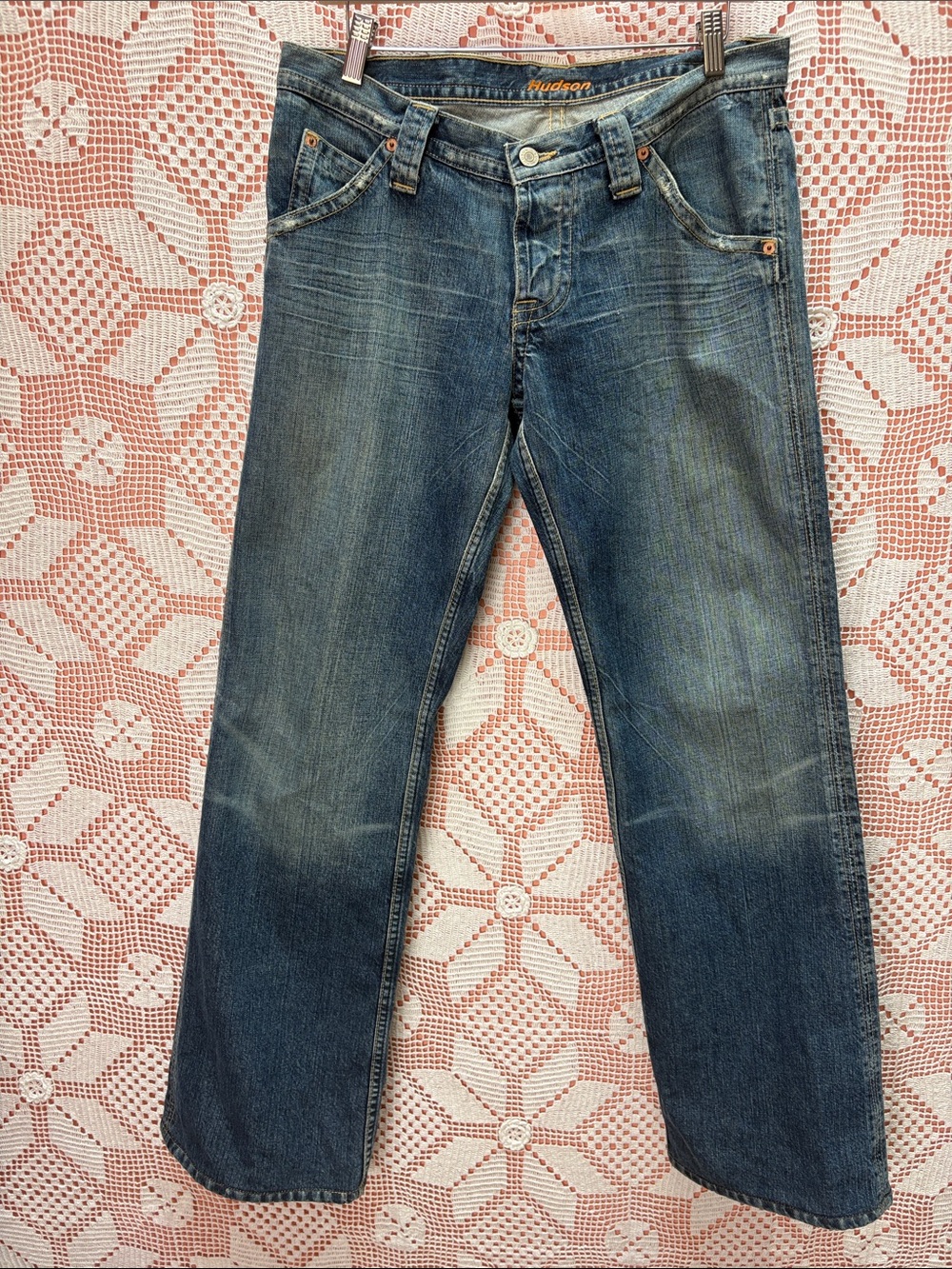 Hudson Low-Rise Bootcut Jeans – Size 33